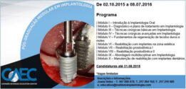 Pós-Graduação Modular em Implantologia